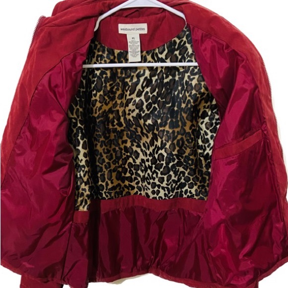 WESTBOUND PETITES Dark-Red Full-Zip Jacket W/Snap Pockets Sz SP - Picture 2 of 4